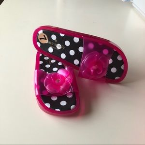 NWT Kate spade jelly slide sandals